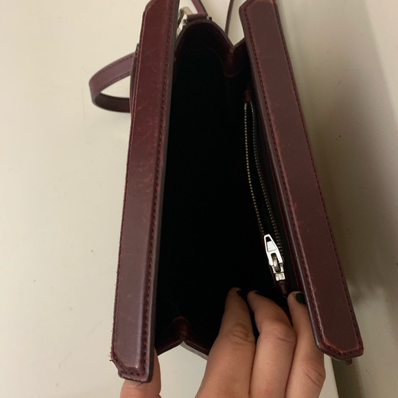 Alexander Wang Mini Chastity Oxblood Leather Xbody - Picture 9 of 14